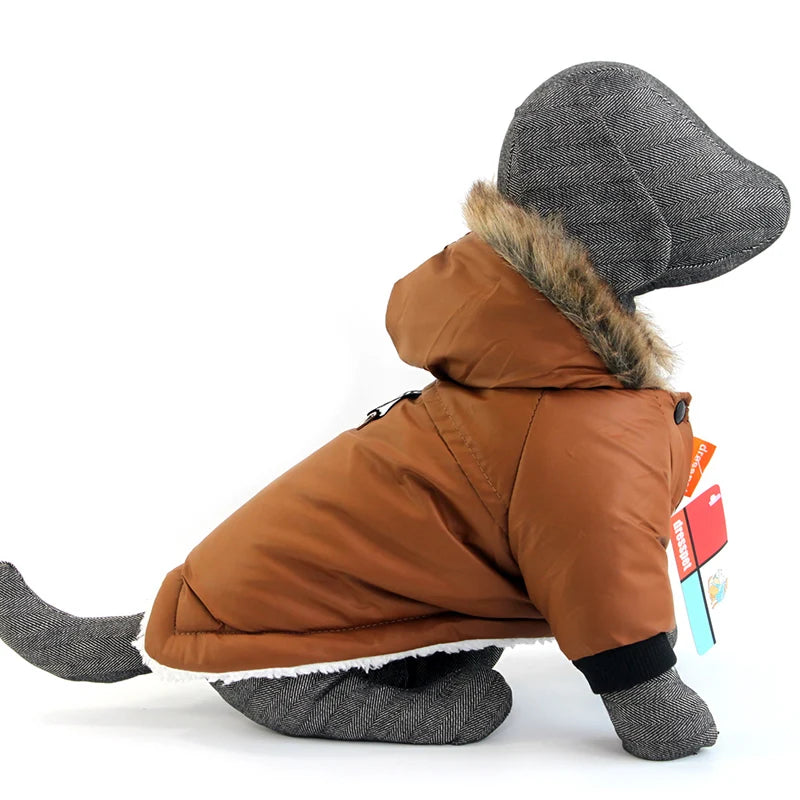 Waterproof winter jacket for your pup.