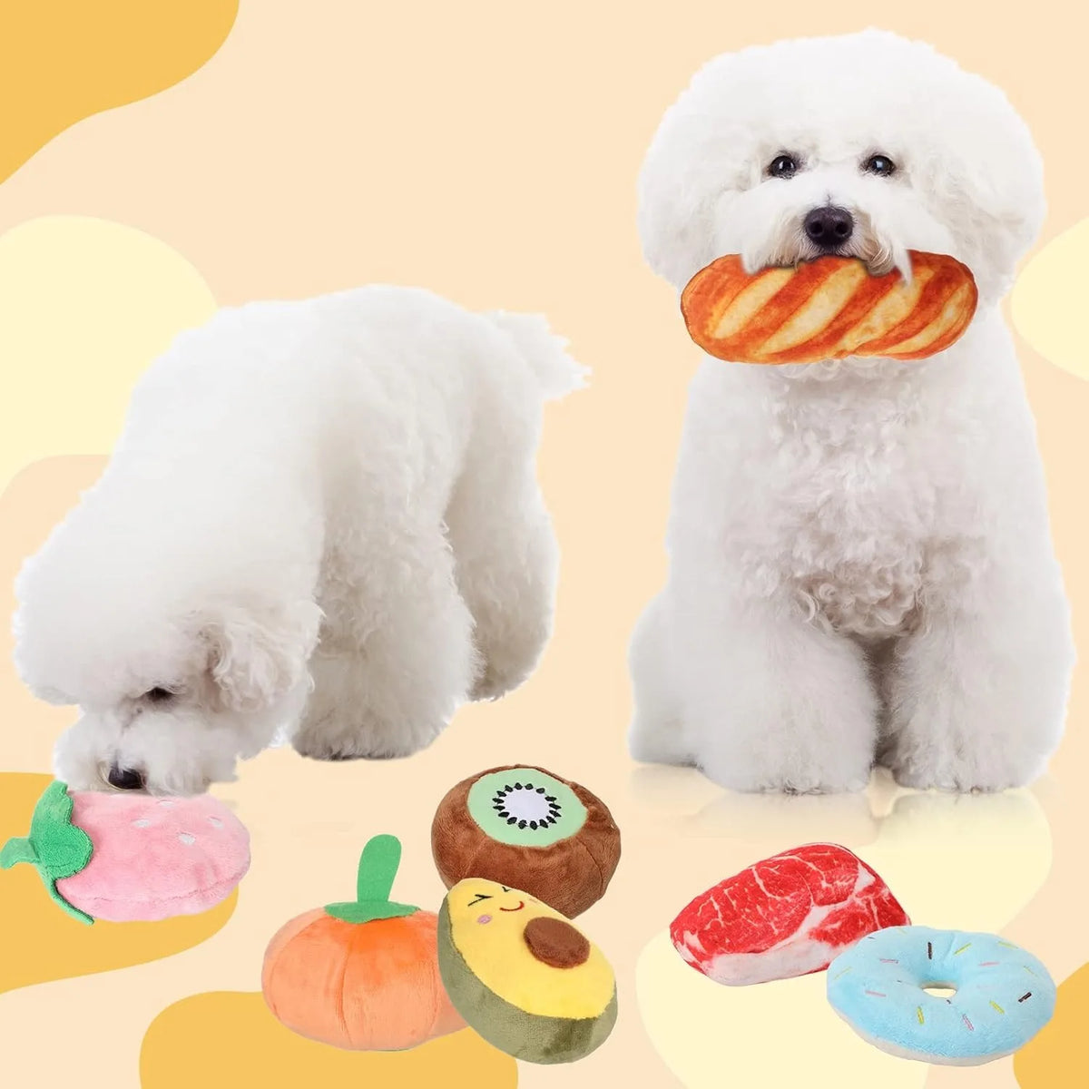 100 Pcs Squeaky Toys Bulk for your pup