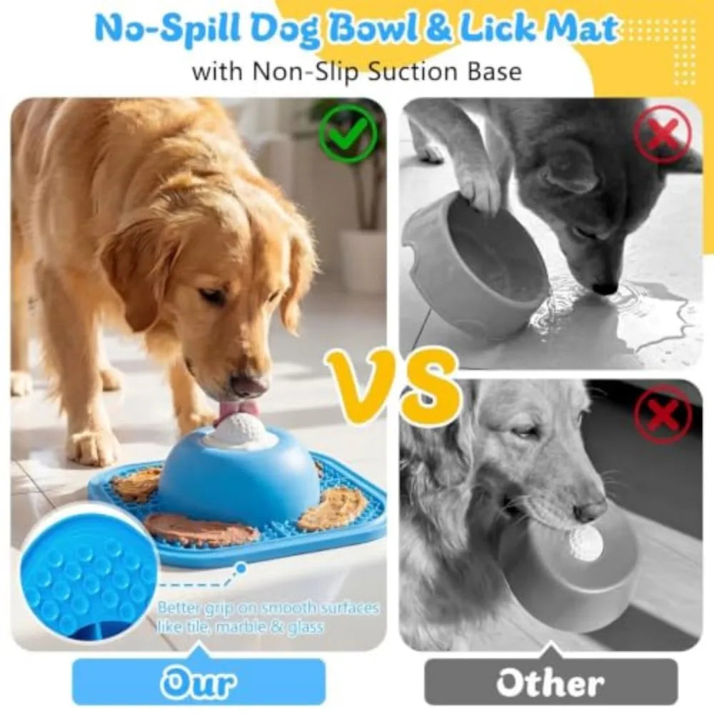 Slow Anti-Slip Feeder Bowl & Lick Mat
