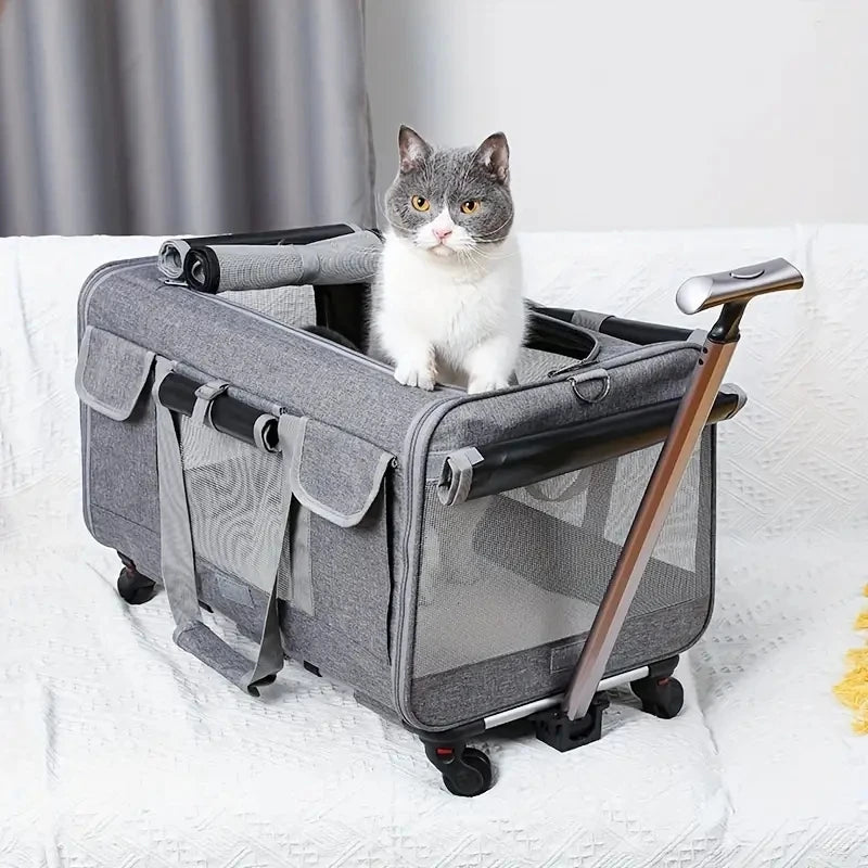 Large Portable Pet Trolley Carrier.
