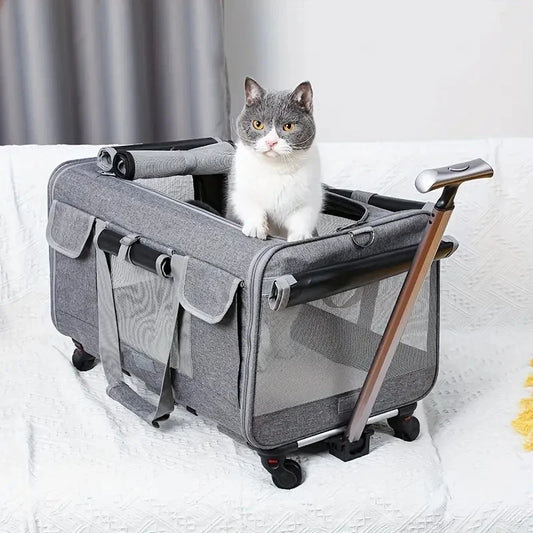 Large Portable Pet Trolley Carrier.