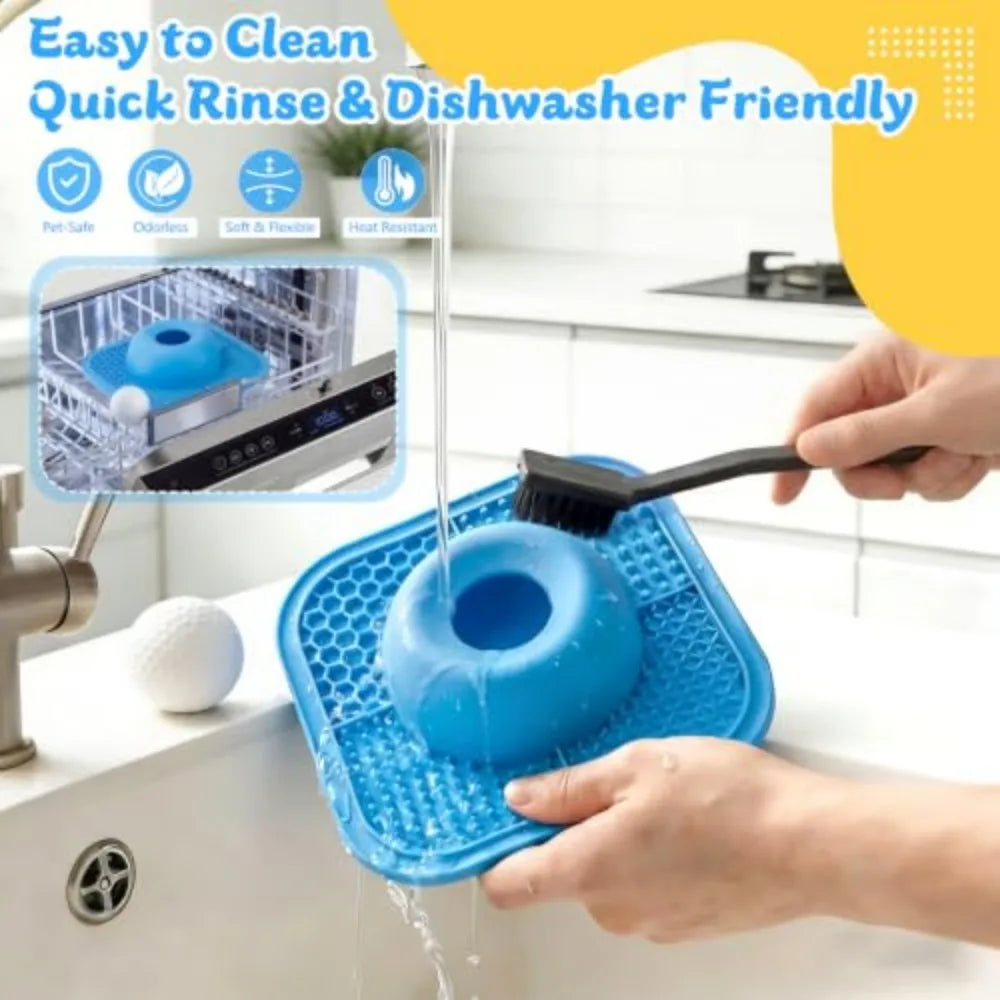 Slow Anti-Slip Feeder Bowl & Lick Mat