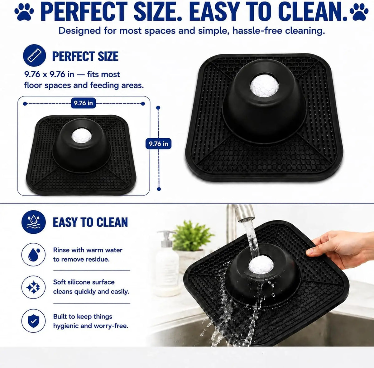 Slow Anti-Slip Feeder Bowl & Lick Mat