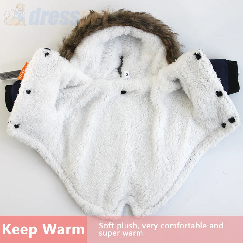Waterproof winter jacket for your pup.