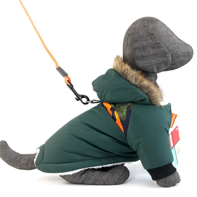 Waterproof winter jacket for your pup.