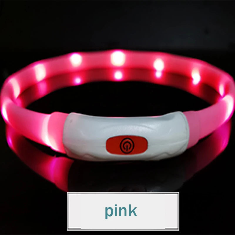 LED  USB  Rechargeable Collar for your pup.