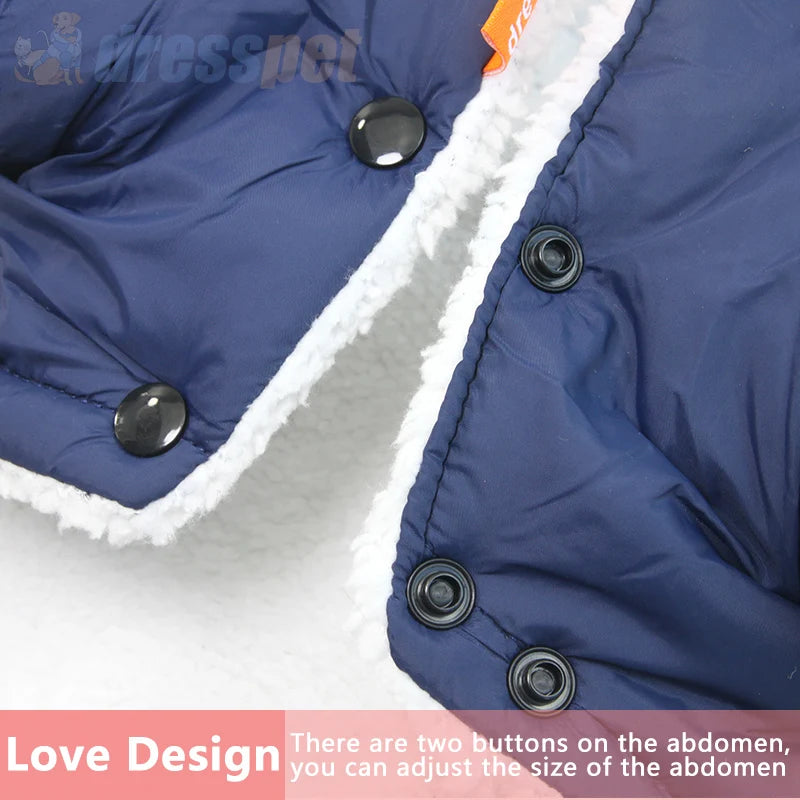 Waterproof winter jacket for your pup.