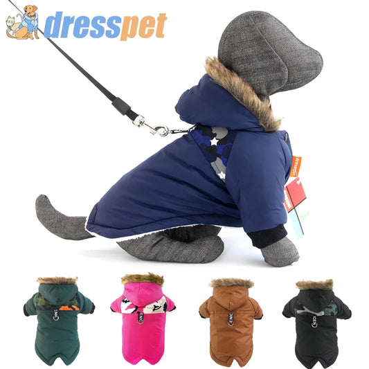 Waterproof winter jacket for your pup.