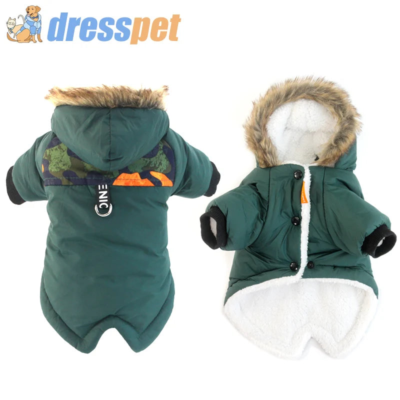 Waterproof winter jacket for your pup.