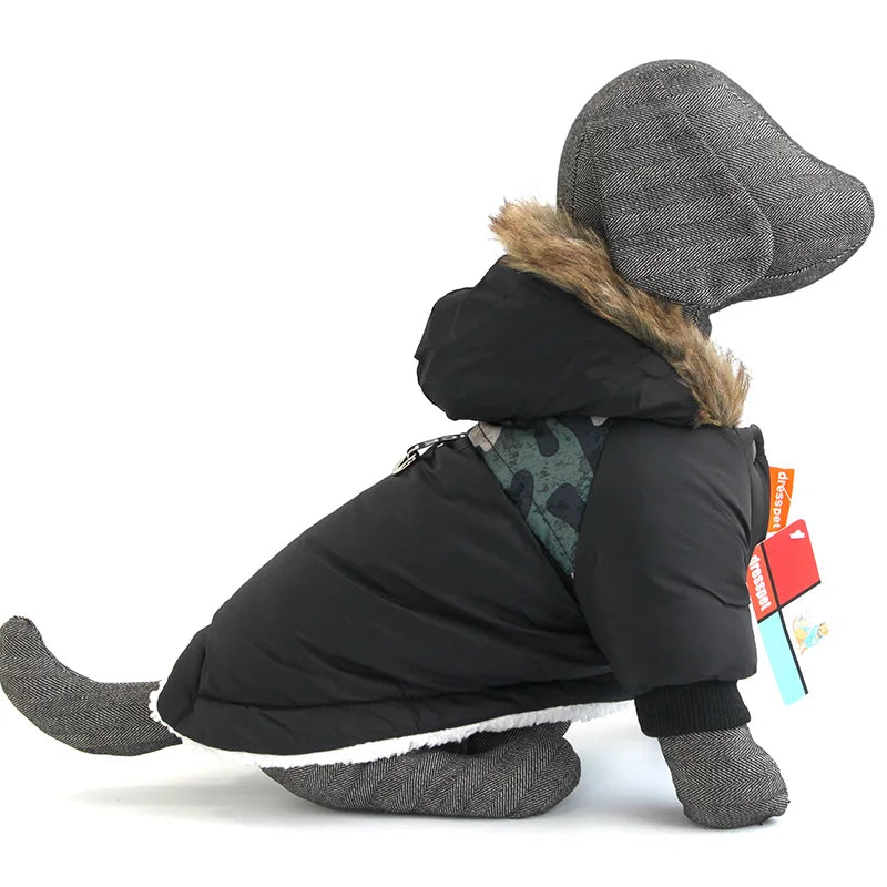 Waterproof winter jacket for your pup.