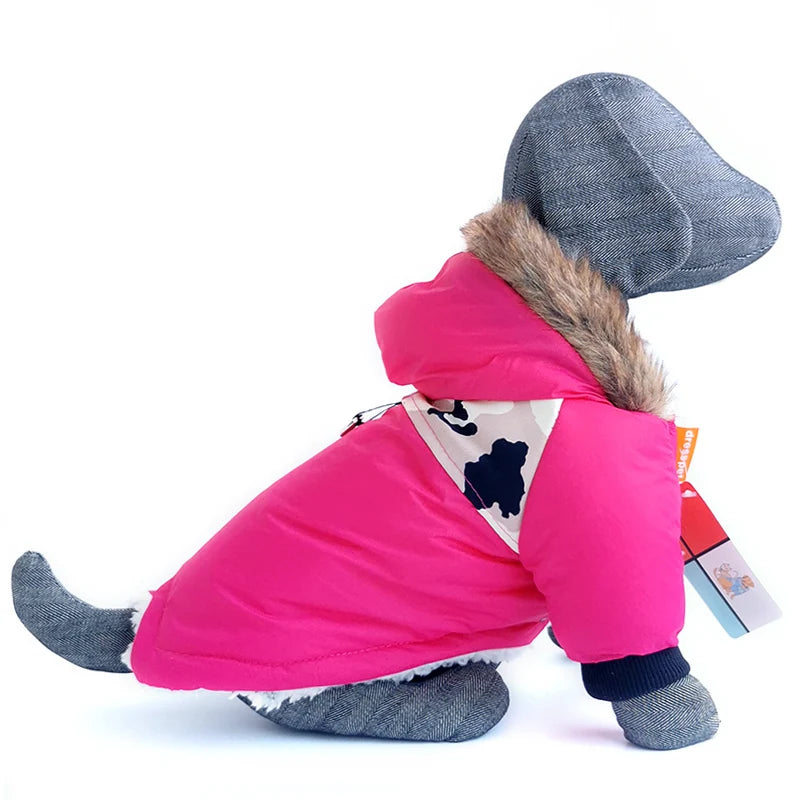 Waterproof winter jacket for your pup.