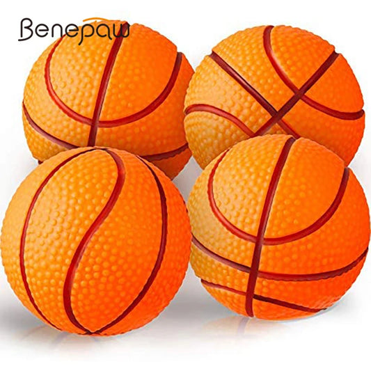 Safe EVA Pet Ball Durable Bouncy Fetch Basketball