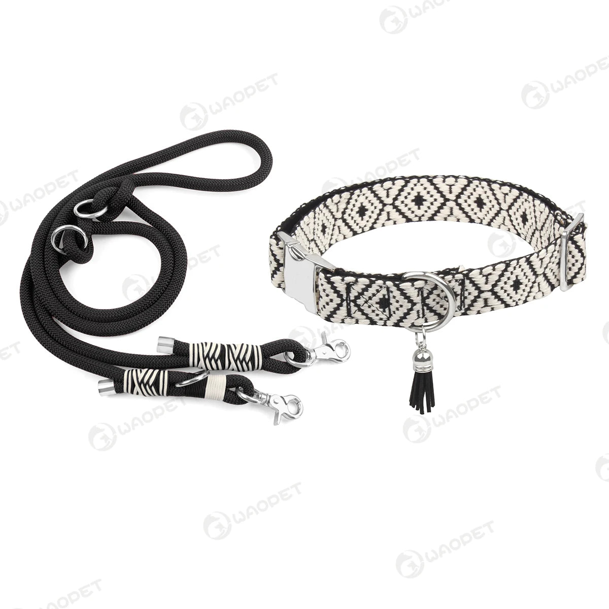 Durable Nylon Rope Braided Adjustable Leash