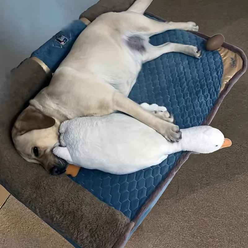 Large Plush White Duck Friend for Your Pup