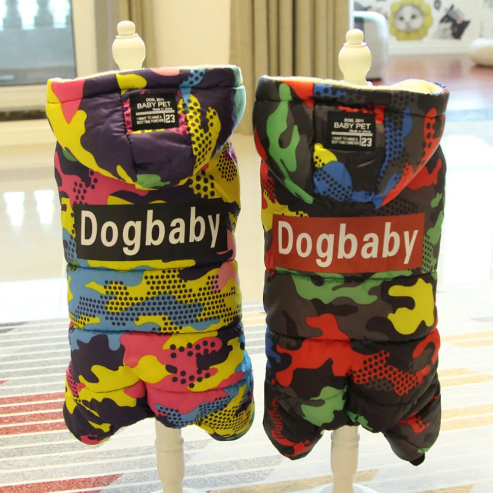 Winter Jumpsuit With a Hood for your pup.
