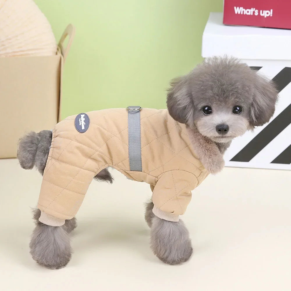 Furry Collared Coat for your pup