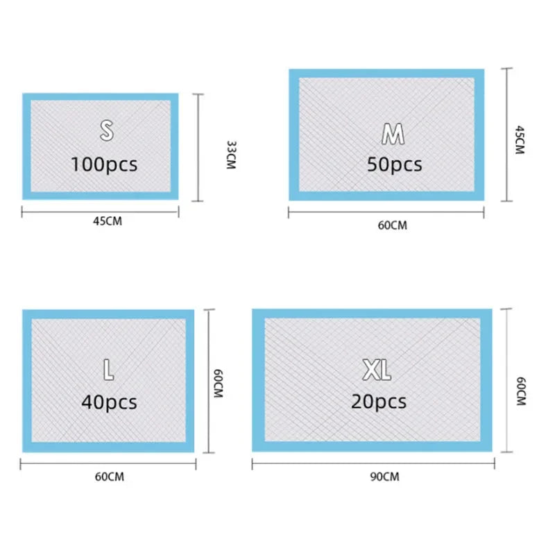 Quick Dry & Absorbent Puppy Training Pee Pads