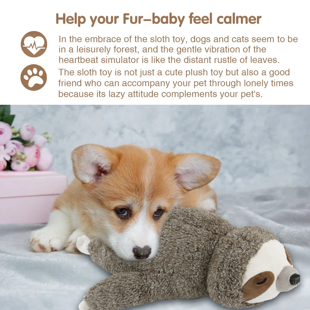Sloth Heartbeat Toy for Stress Relief and Soothing.
