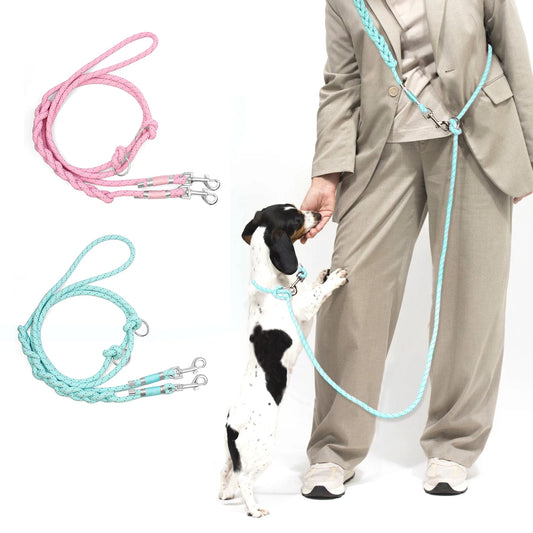 Adjustable Free Hands Reflective Nylon Leash