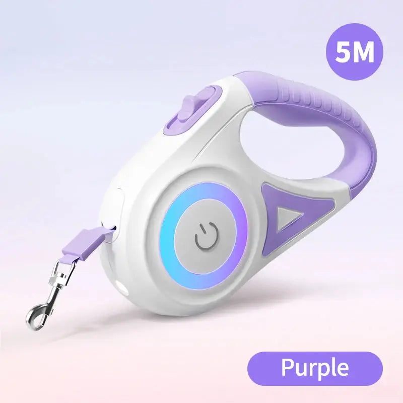 LED Retractable Leash for walking at night with your pup.