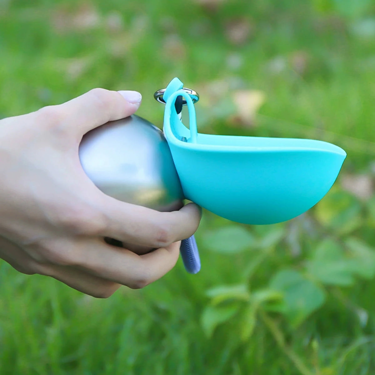 Stainless Steel Collapsible Portable Water Bowl