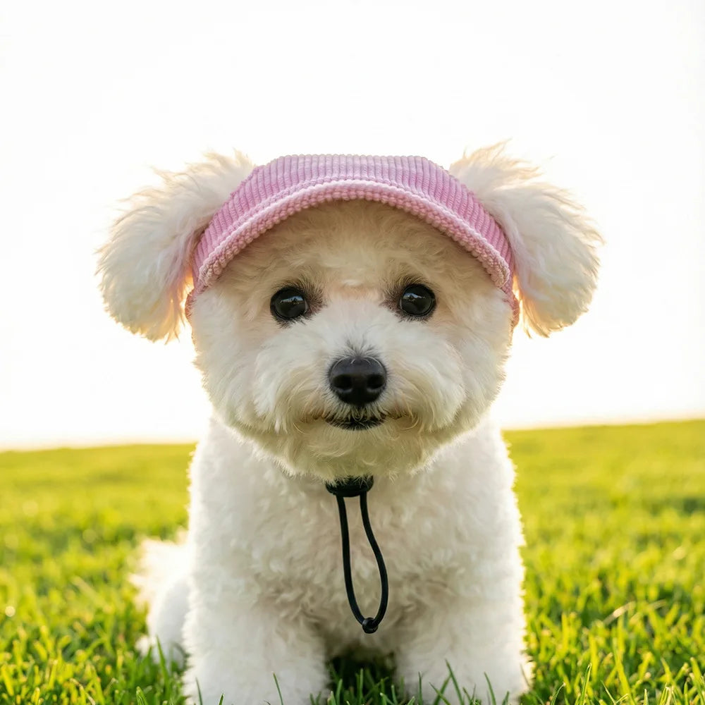 Corduroy Sun Hat for your pup.