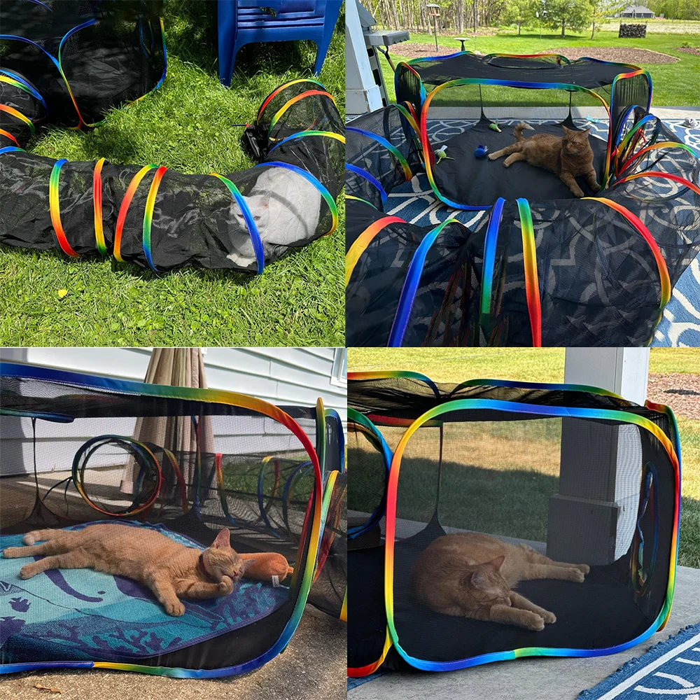 Cat Tunnel with Storage Bag