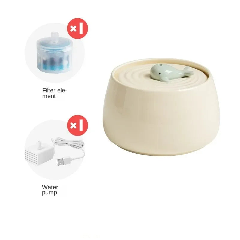 Ceramic Automatic Circulating Filter Water Dispenser
