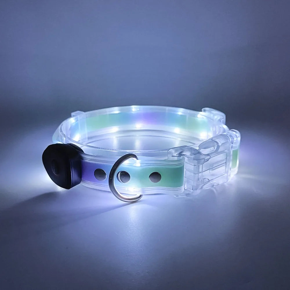 Rechargeable, Adjustable & Waterproof LED Leash for your pup.