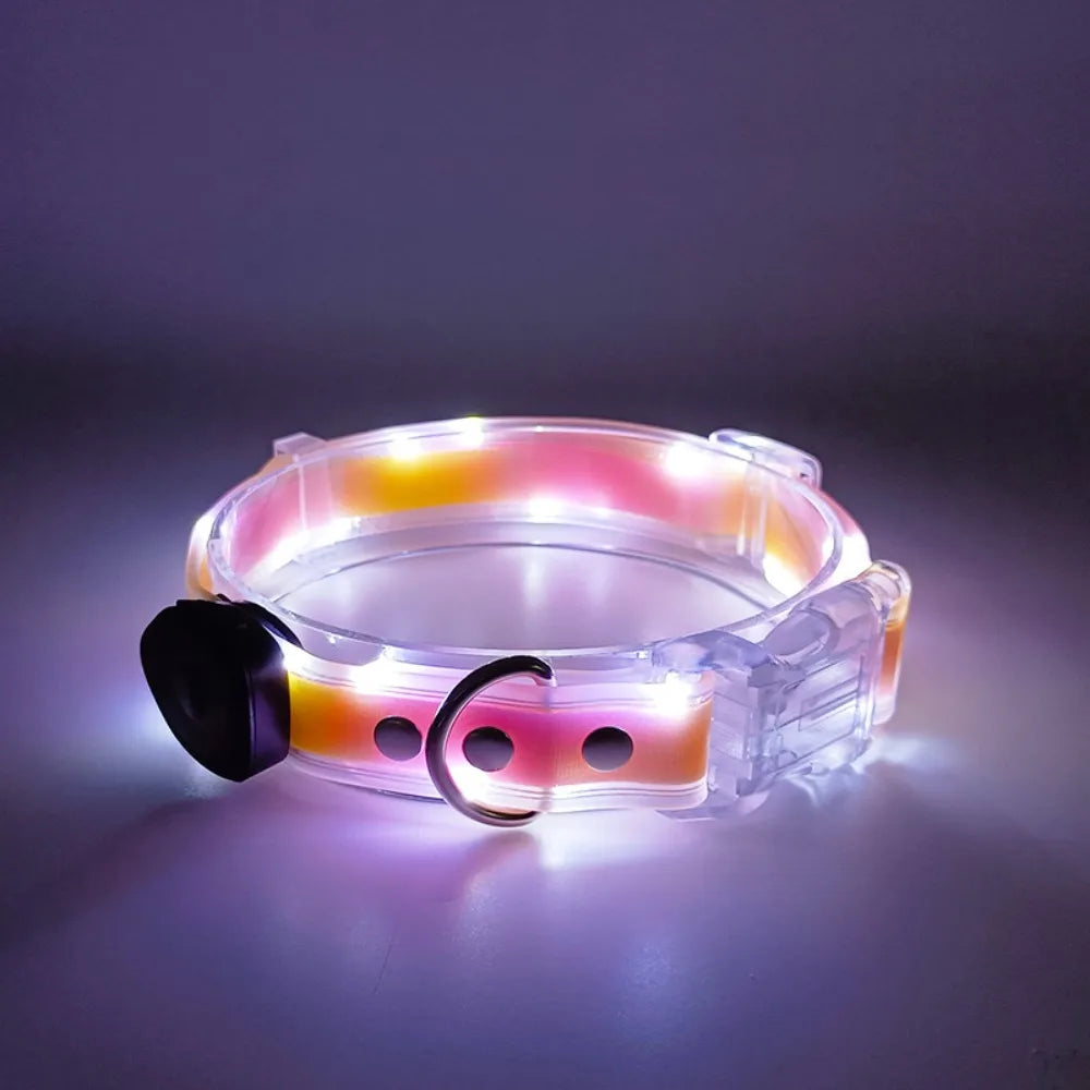 Rechargeable, Adjustable & Waterproof LED Leash for your pup.