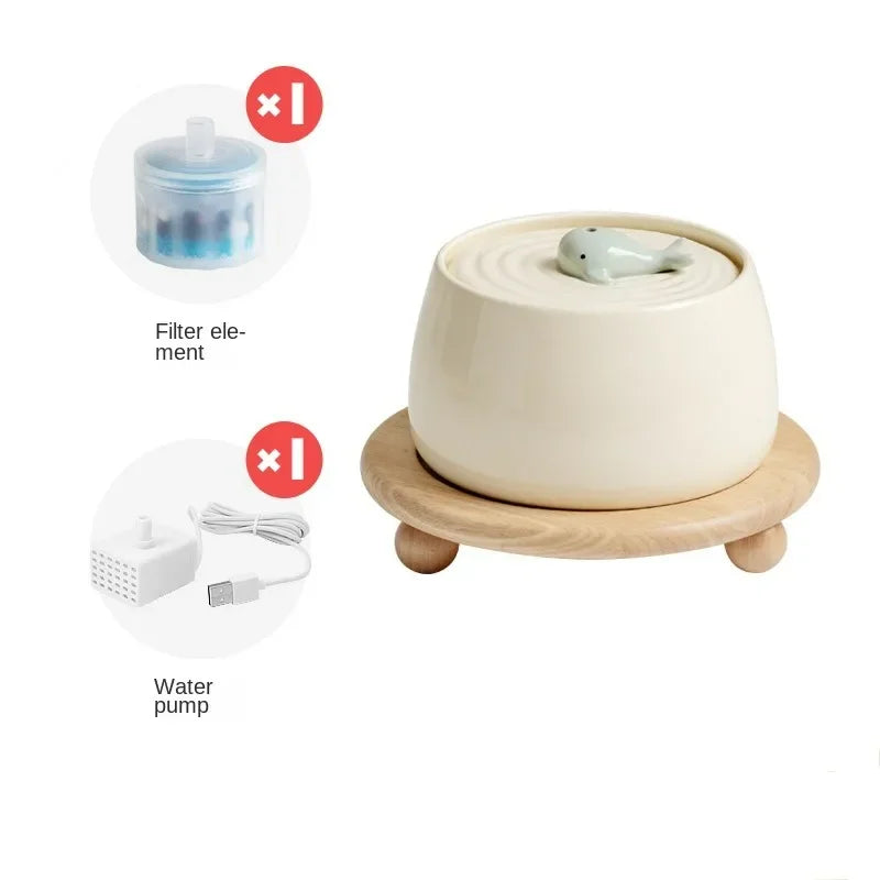 Ceramic Automatic Circulating Filter Water Dispenser