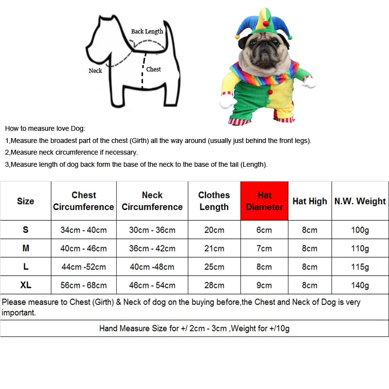 Halloween Clown Costume