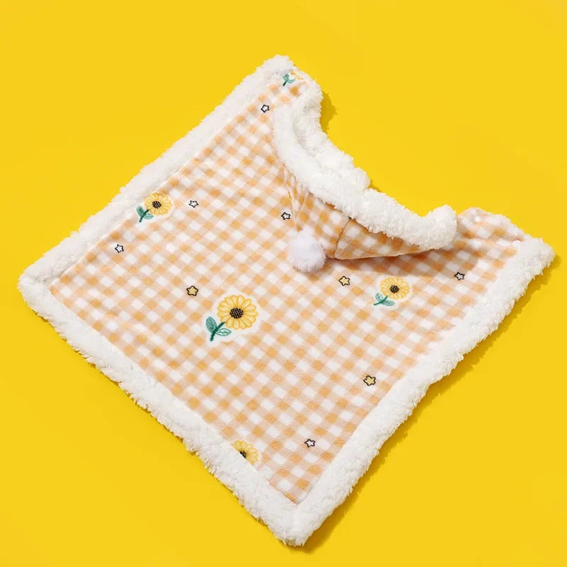 Hoodie blanket for your kitty.