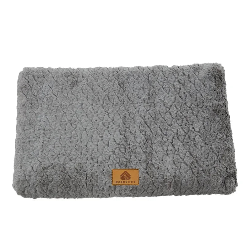 Washable Faux Fur Cover Orthopedic Waterproof Bed