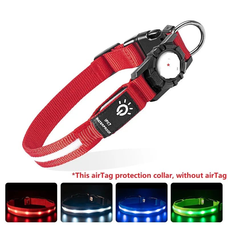 Waterproof, USB Chargeable Collar For Apple Airtag