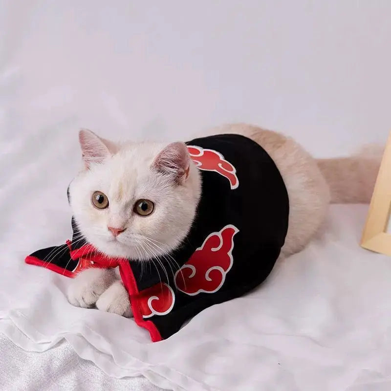 Akatsuki Organization Cloak for your cat.