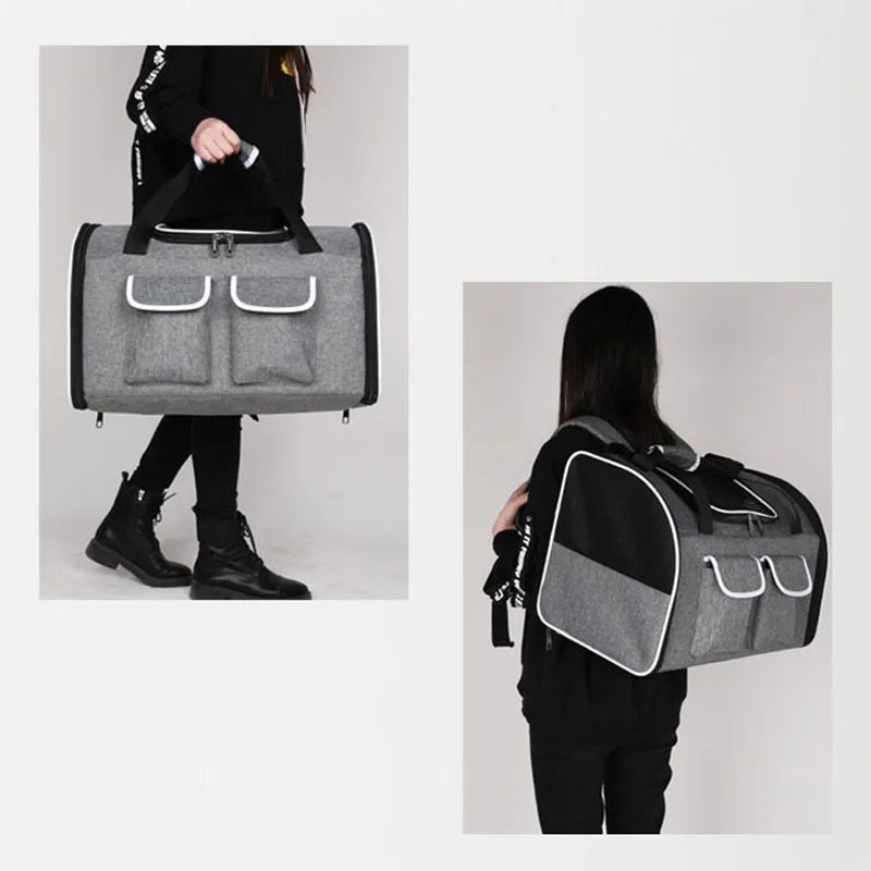 Large Foldable Pet Carrier/Backpack