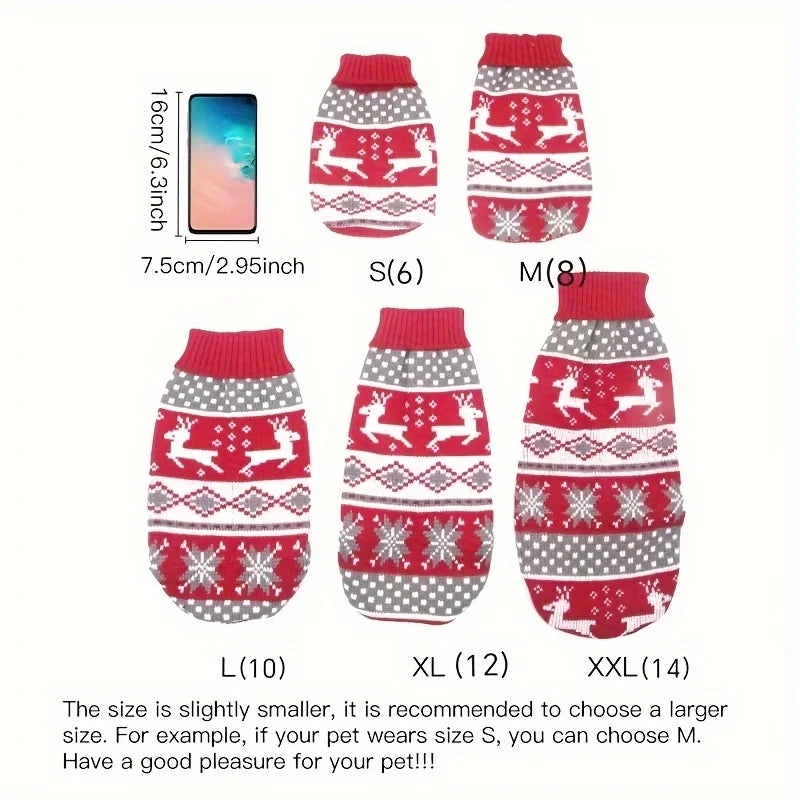 Holiday Sweater for your pup or cat.