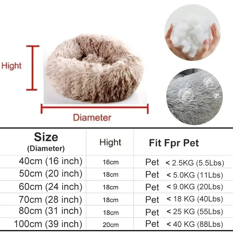 Round Super Soft Bed