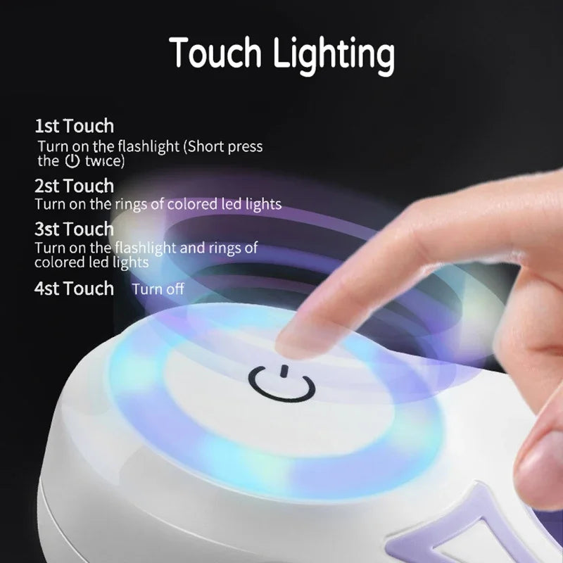 LED Light Retractable Leash