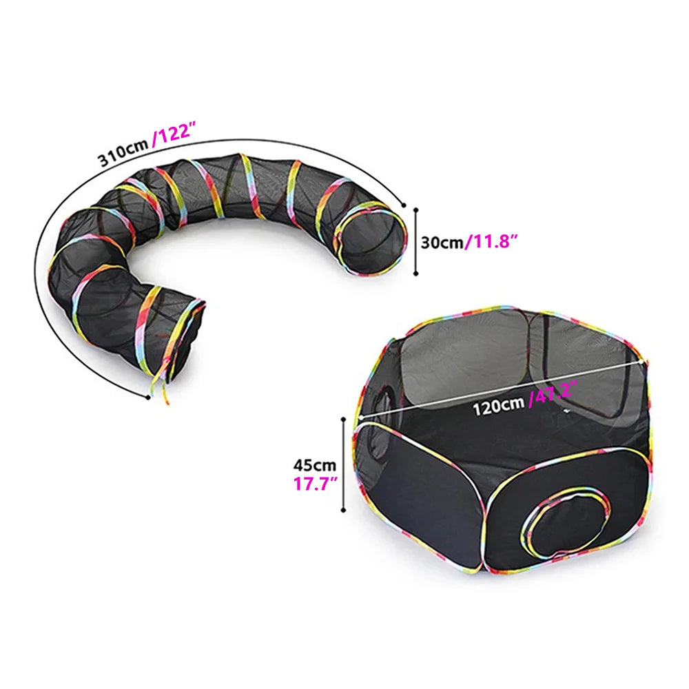 Cat Tunnel with Storage Bag