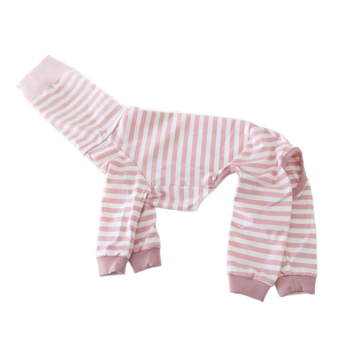 Cozy Striped Dog Pajamas for Italian Greyhounds & Whippets