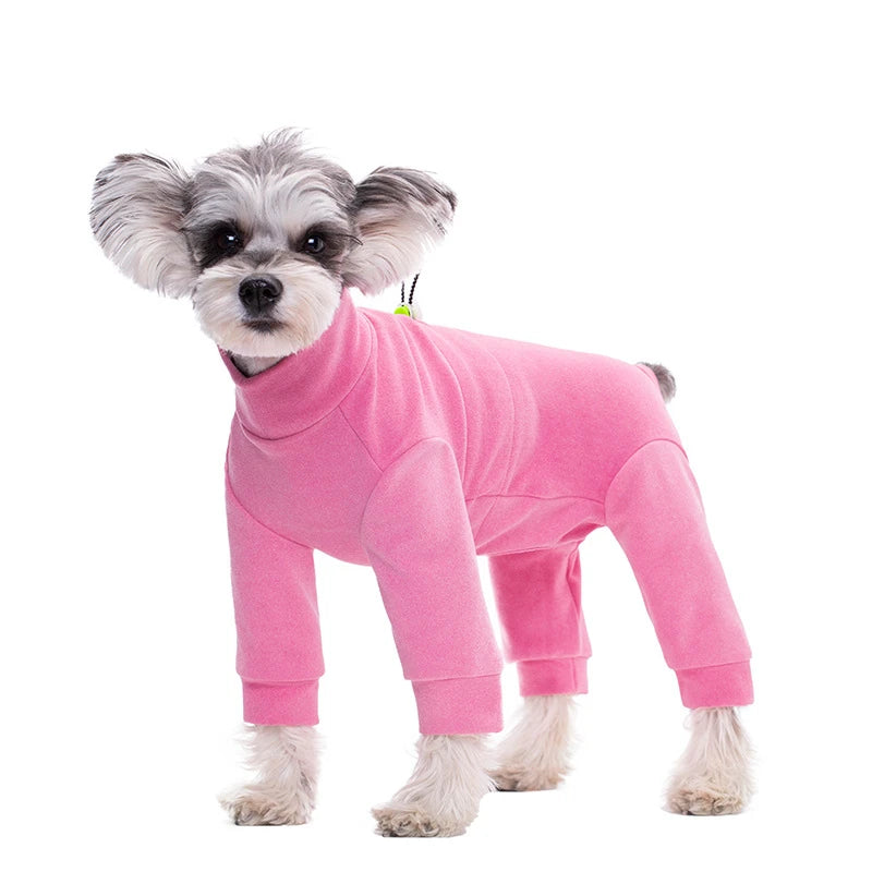 Thermal Fleece Jumpsuit for your pup.
