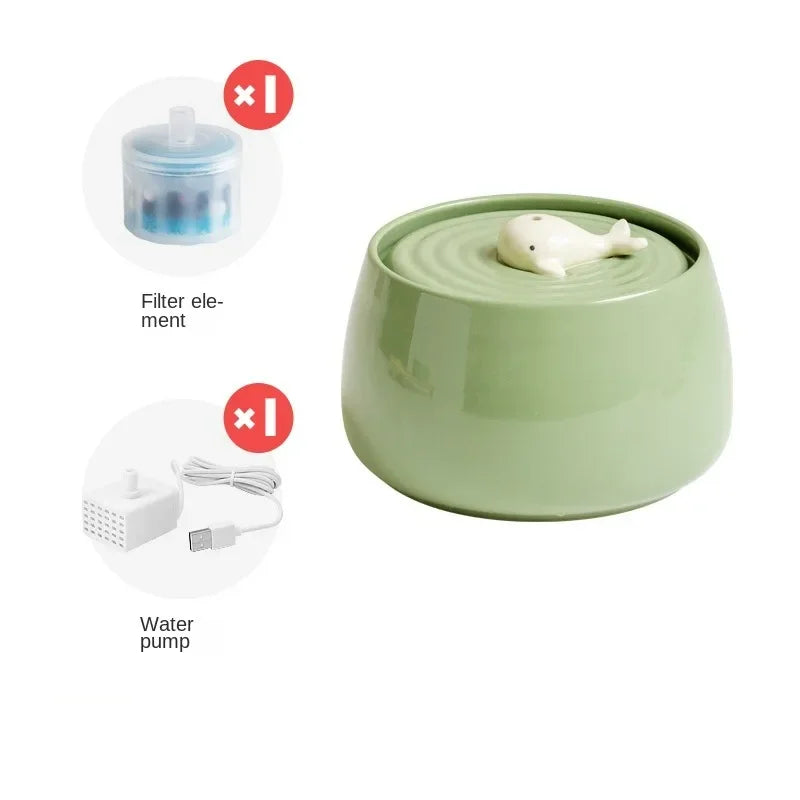 Ceramic Automatic Circulating Filter Water Dispenser