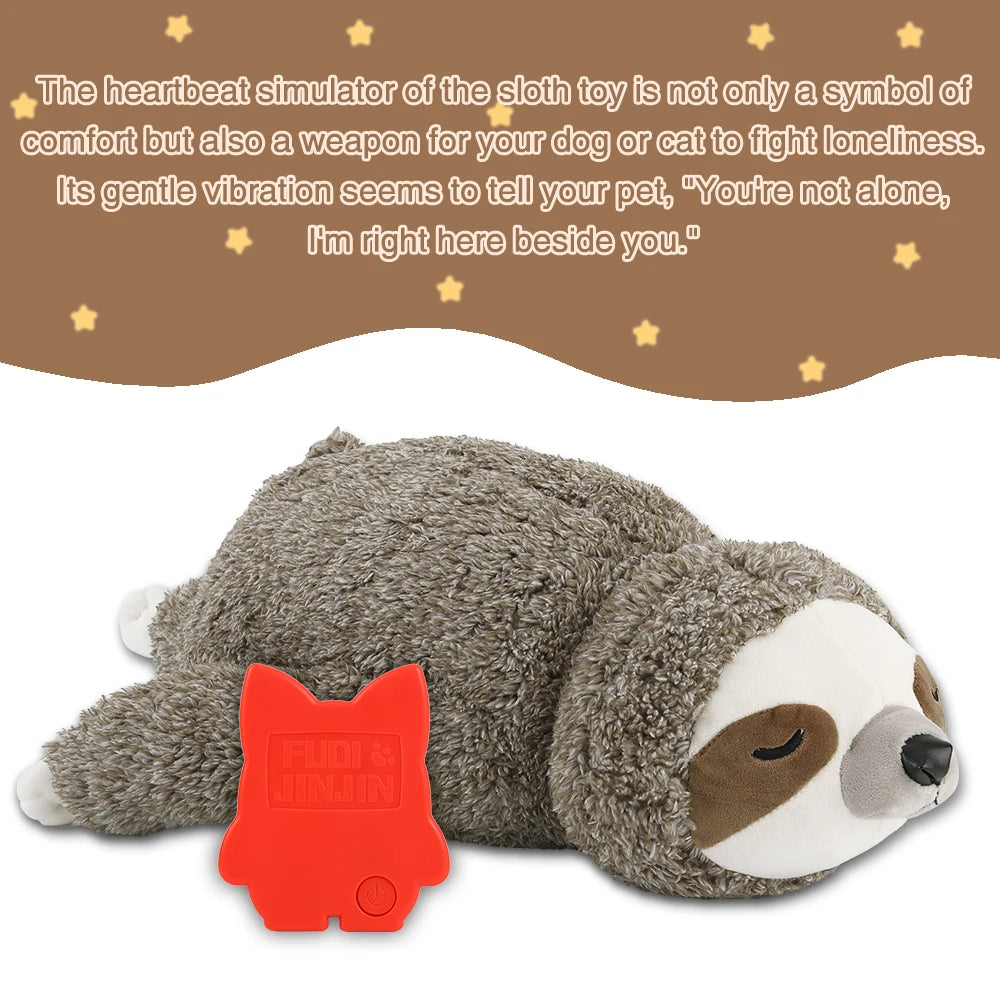 Sloth Heartbeat Toy for Stress Relief and Soothing.