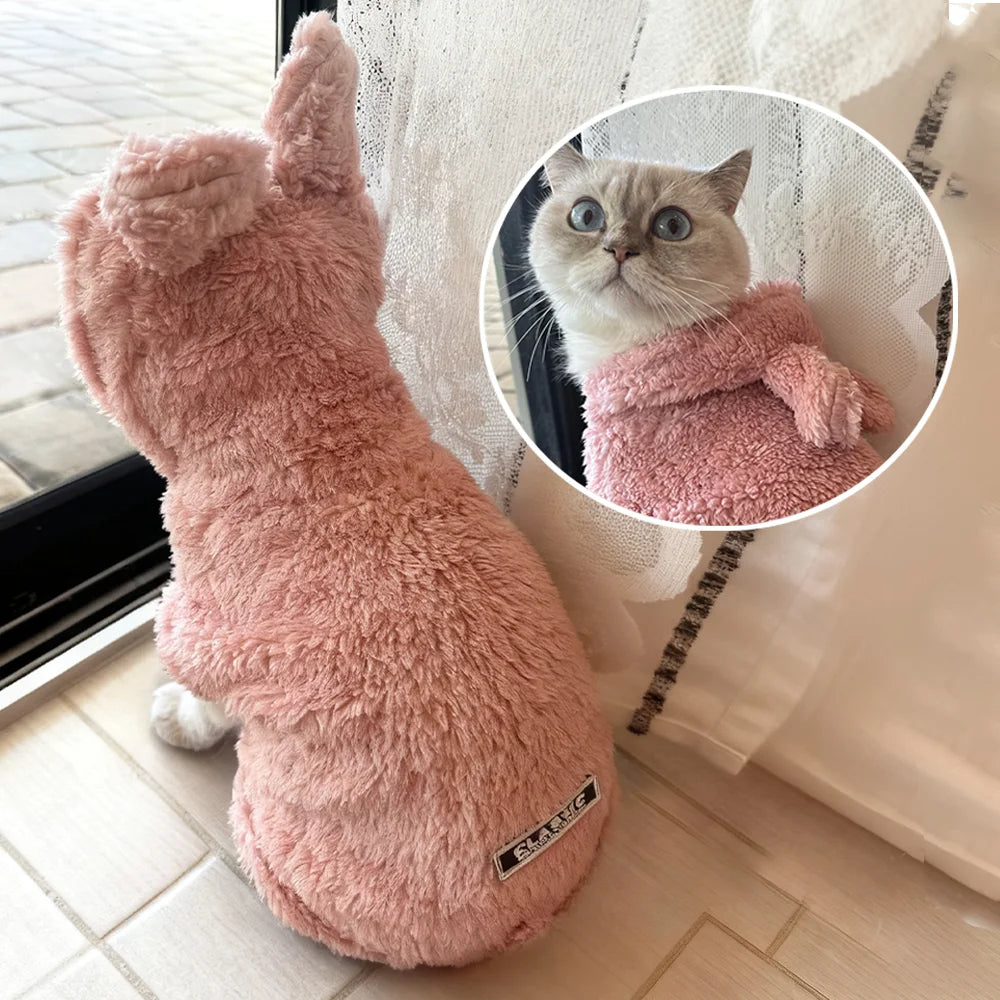Warm Fleece for your cat for those cold winter nights.