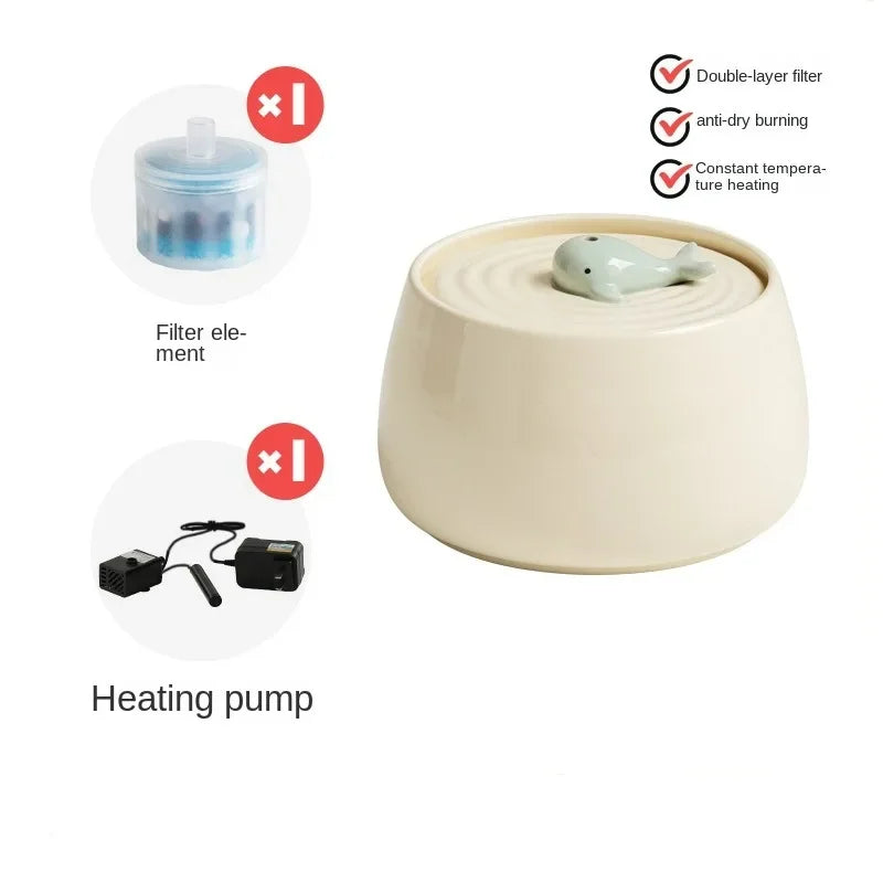 Ceramic Automatic Circulating Filter Water Dispenser