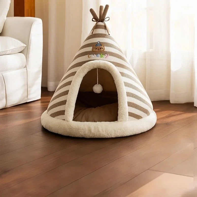 Self Warming Bed/Tent with Removable Washable Cover