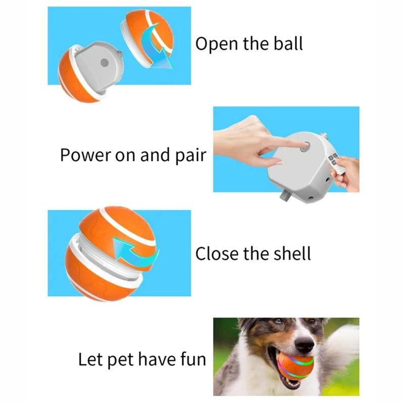 Remote Control Smart Interactive Pet Ball