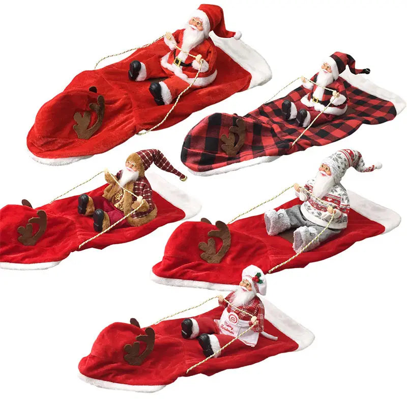 Christmas Santa Claus Riding Costume for your pup or cat.